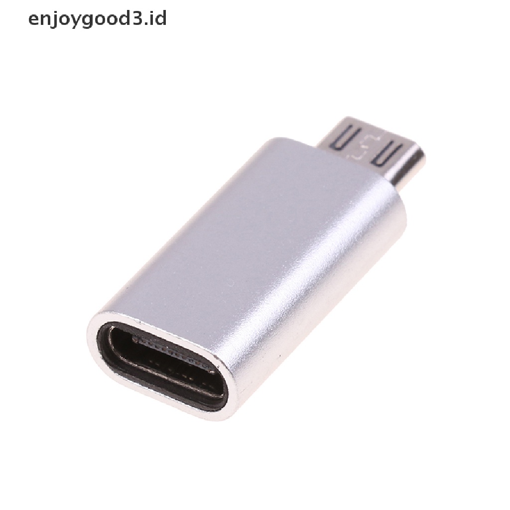 Adapter Konektor Charger USB Tipe C Female Ke Micro USB Male Untuk Xiaomi