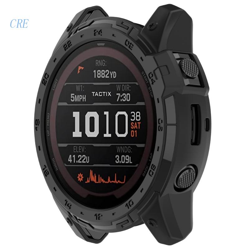 Cre Frame Bumper Pelindung Smartwatch Enduro2 / Tactix7 Bahan TPU Anti Gores