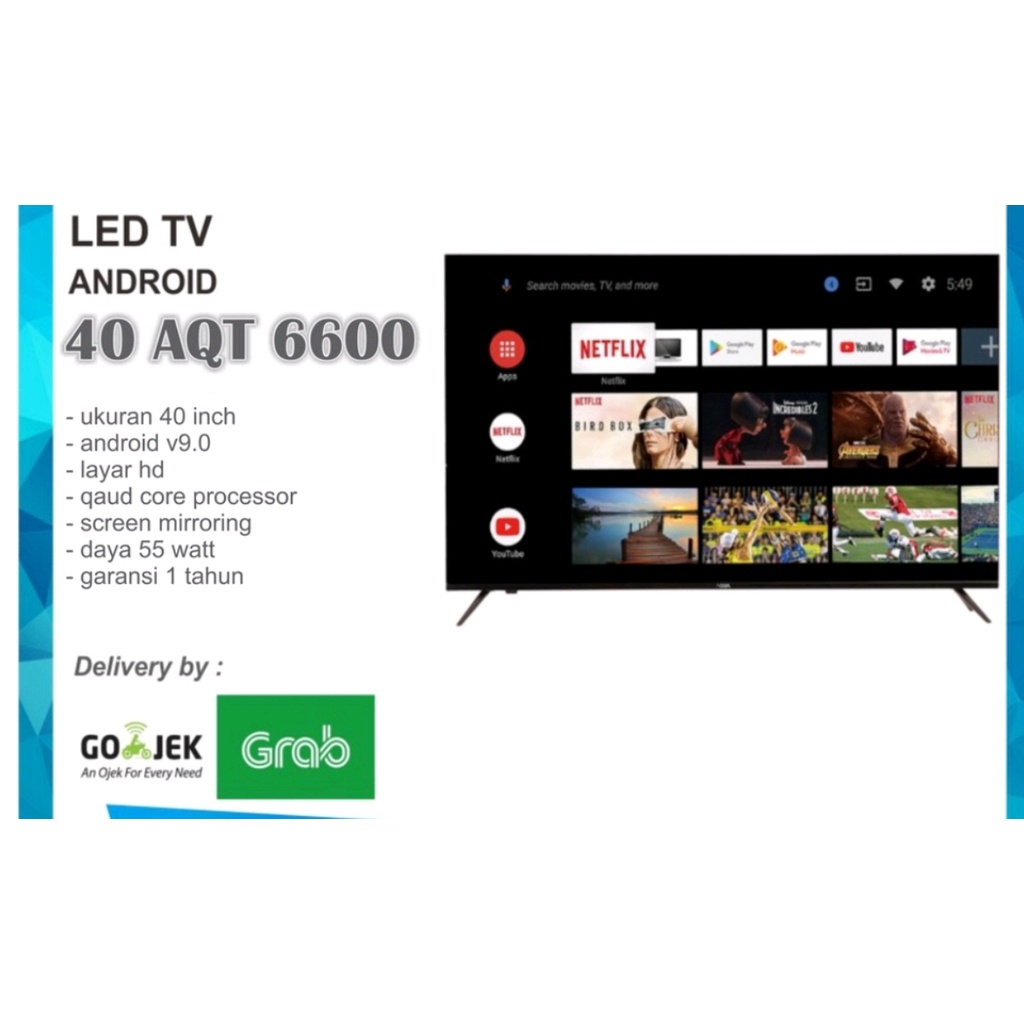 TV LED AQUA 40 INCH TYPE 40 AQT 6600