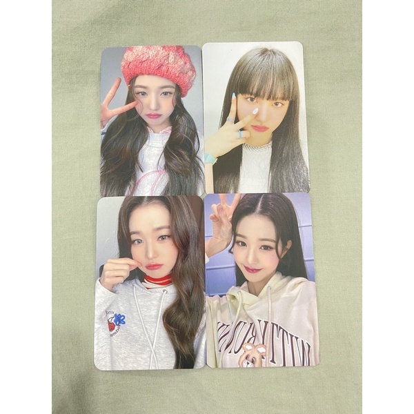 [ READY ] Wonyoung official photocard kirsh set + Liz after like pc take all only