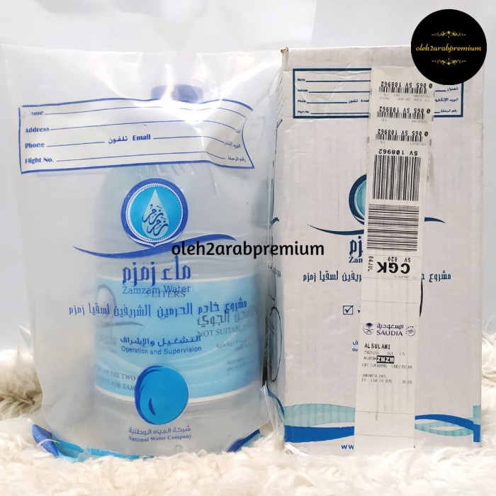 

Tokopratiwiw - Air Zam Zam Barcode 1 Galon (5L) Asli Impor Arab Saudi