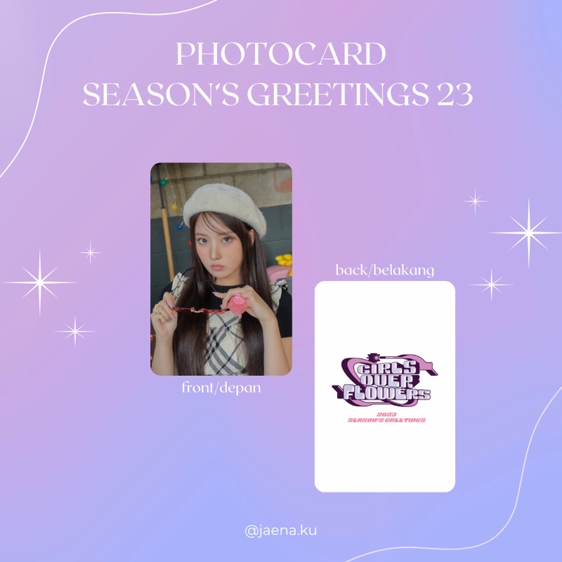 [NMIXX] PHOTOCARD SEASON’S GREETINGS &amp; FUNKY GLITER CHRISTMAS NMIXX ‼️BACA DESKRIPSI‼️