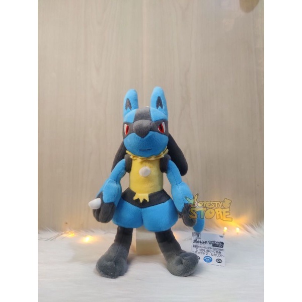 Boneka Pokemon Standing Lucario - Banpresto