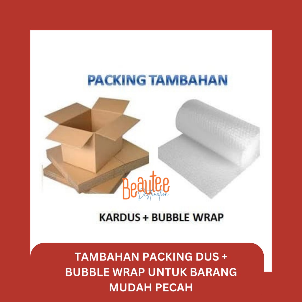 

TAMBAHAN PACKING DUS + BUBBLE WRAP UNTUK BARANG MUDAH PECAH