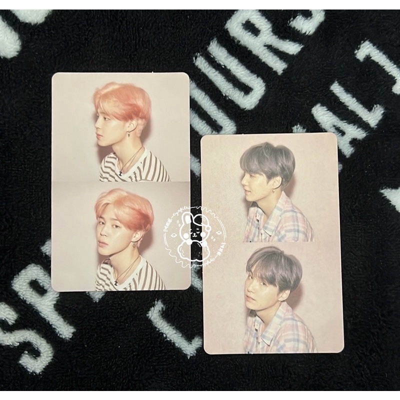 BTS SUGA JIMIN MAP OF THE SOUL PERSONA PHOTOCARD (BTS Suga Jimin MOTS Persona PC)
