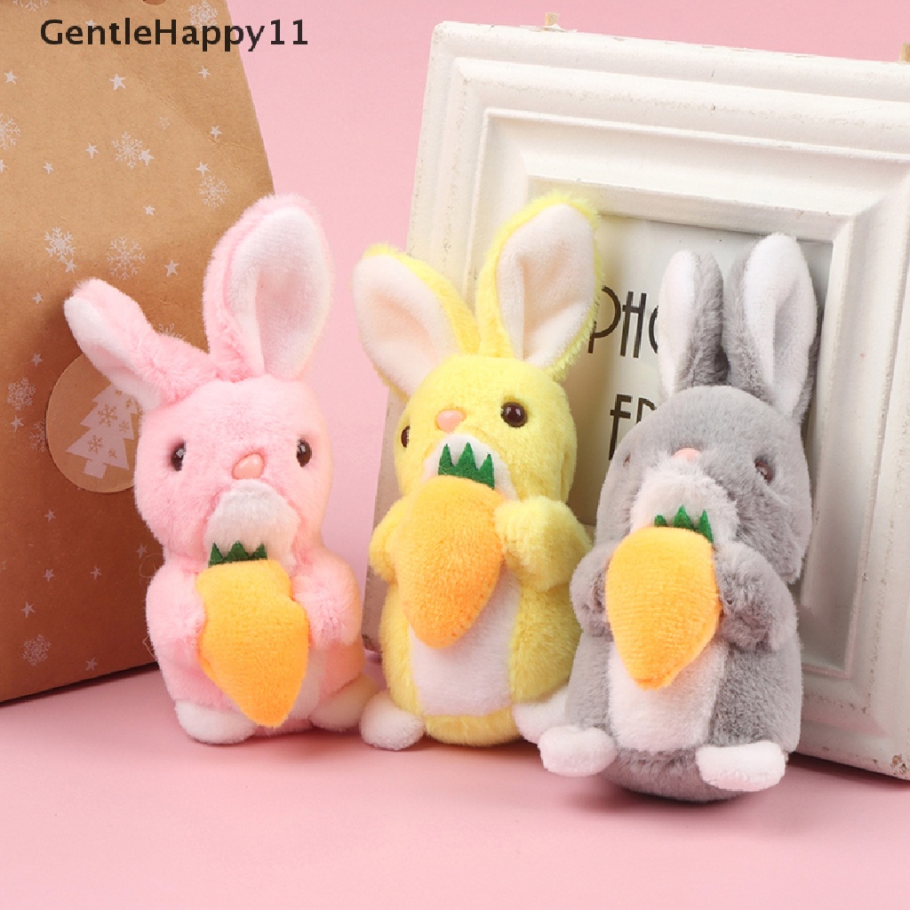 Gentlehappy Rabbit Carrot Plush Doll Gantungan Kunci Liontin Tahun Kelinci2023 Boneka Mainan id