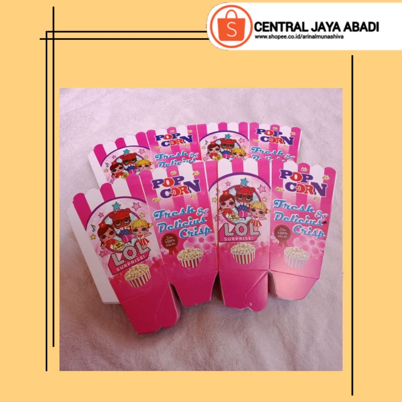 

100 LEMBAR KERTAS POPCORN 12 × 6 BAHAN IVORY PUTIH HIGH QUALITY DUS POP CORN BOX POPCORN KOTAK POPCORN KEMASAN POP CORN PRODUK TERBARU KUALITAS TERBAIK | CENTRAL JAYA ABADI 5840