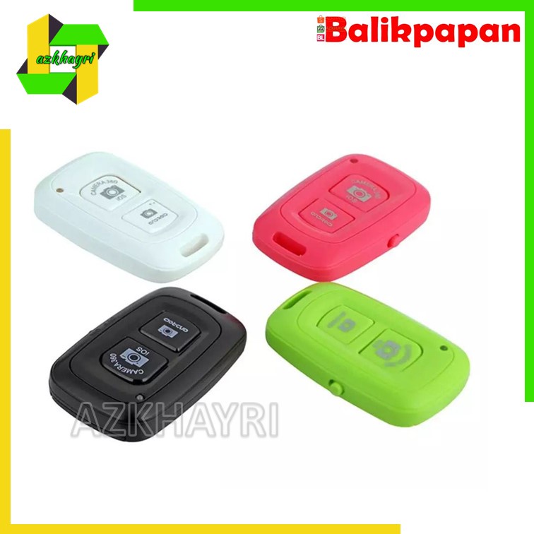 BLUETOOTH REMOTE SHUTTER Tomsis Selfie Kamera Handphone Android Iphone iOS