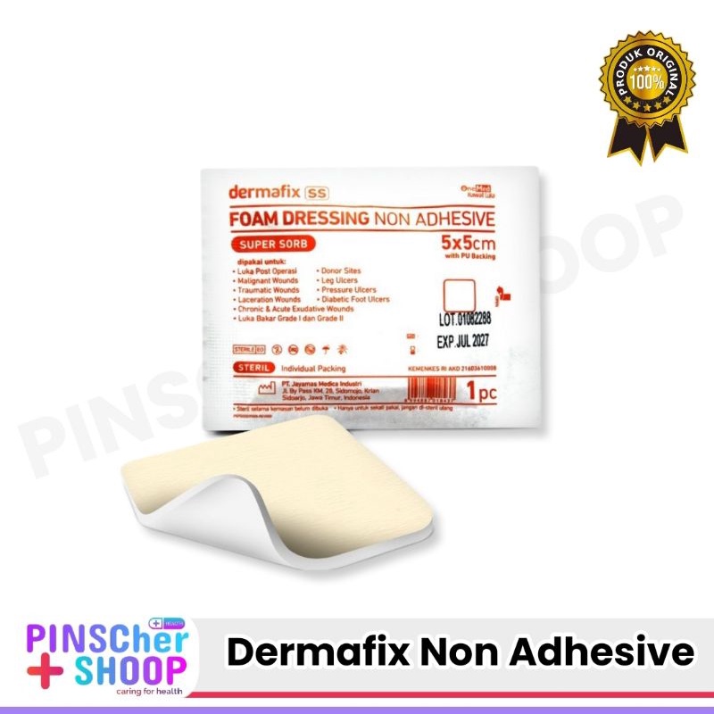 DERMAFIX SS FOAM DRESSING NON ADHESIVE SATUAN