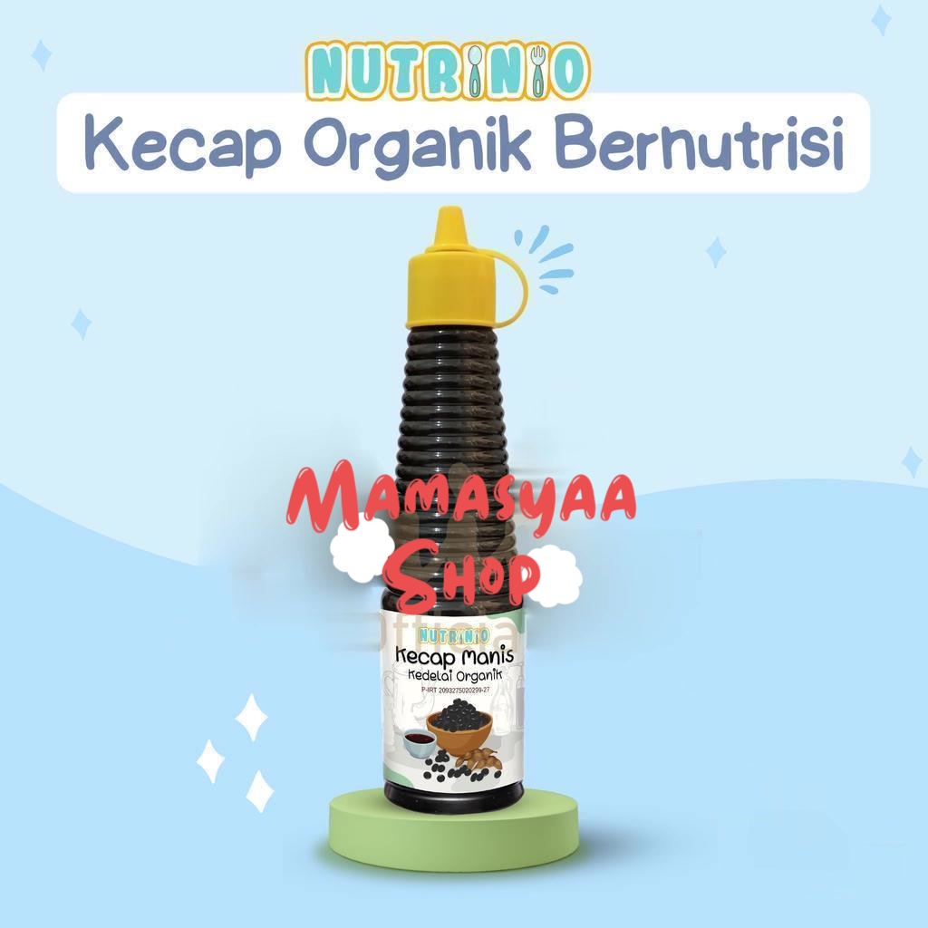 

Kecap Sehat MPASI / Kecap Organik Bernutrisi Nutrinio / Kecap Manis Non MSG / Kecap MPASI 135 ml