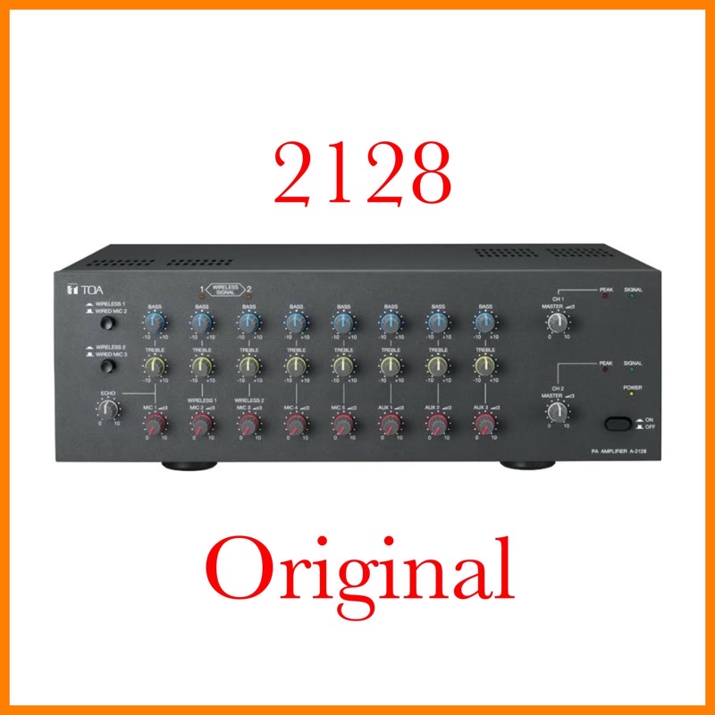 Jual POWER AmpliFier Mixer Toa Za 2128 Mw/za 2128M Original Premium Garansi Shopee Indonesia