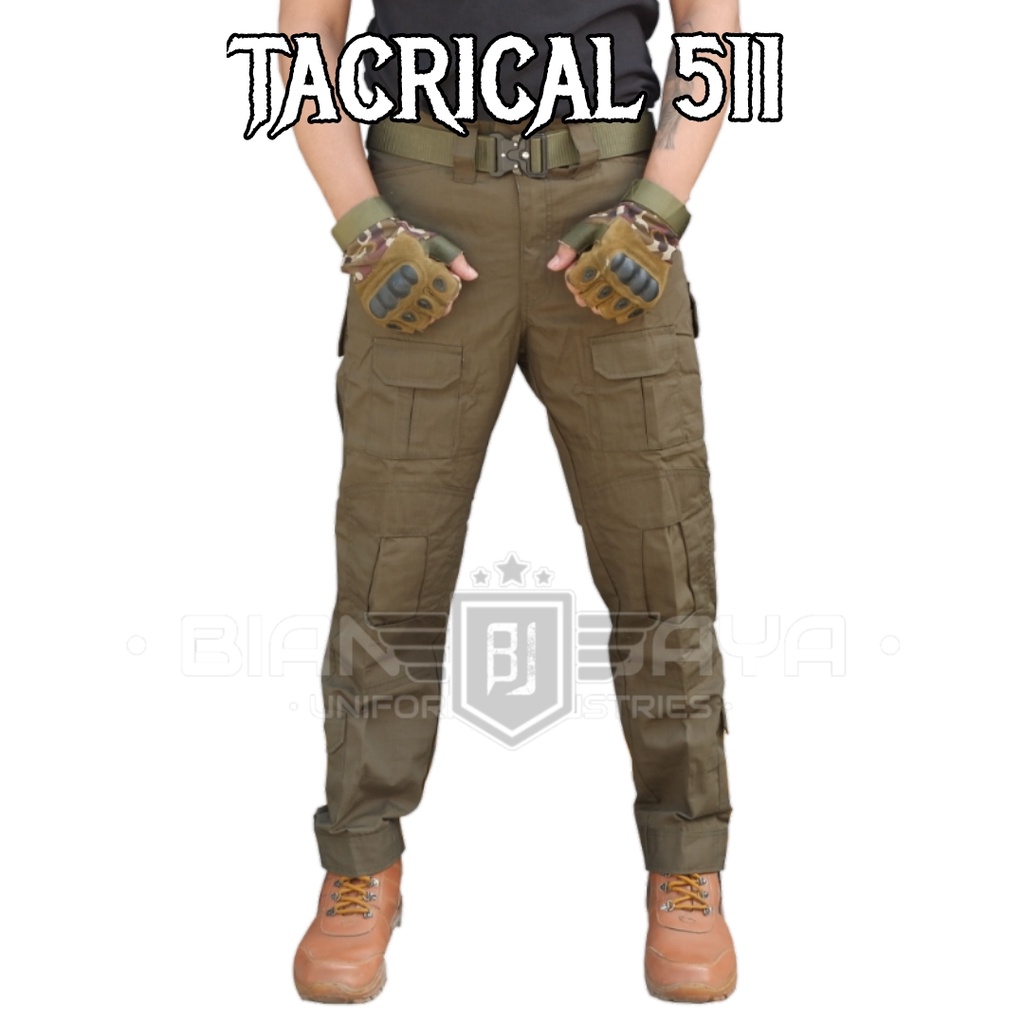 Celana Ttactical 511 Tactical Ripstop Tornado Hitam Panjang