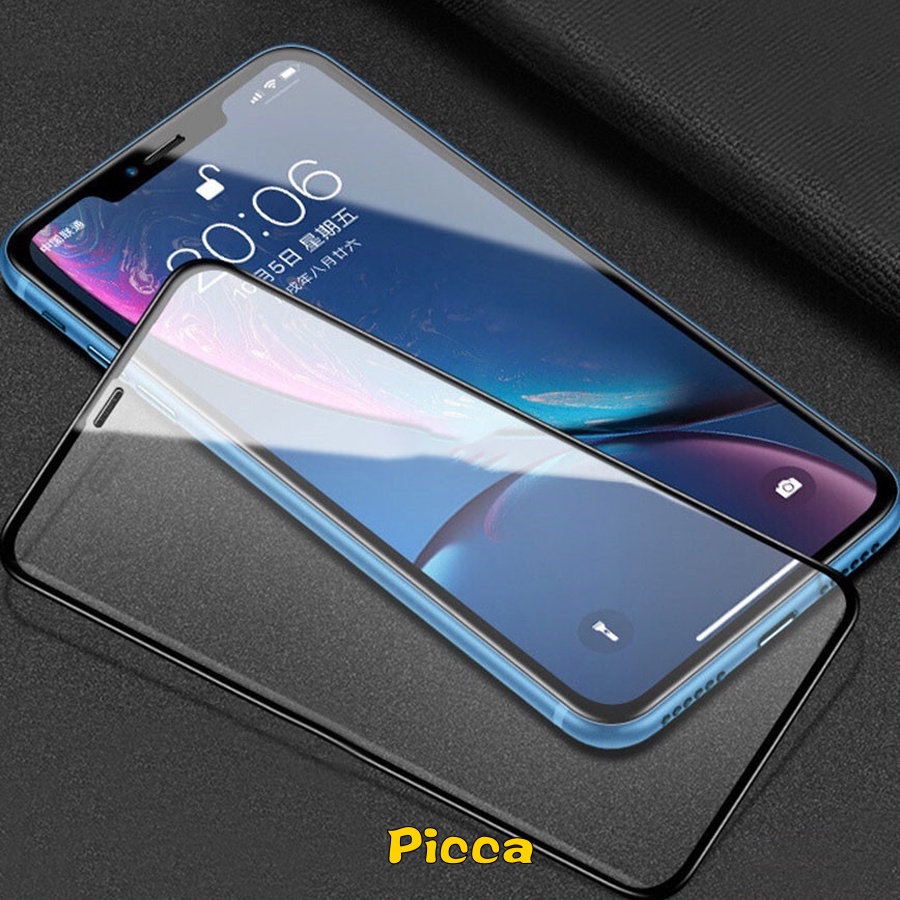 3in1 Pelindung Layar Tempered Glass 9D Untuk iPhone 11 14 13 12 Pro 7 8 14 6 6S Plus XR XS MAX SE 2020