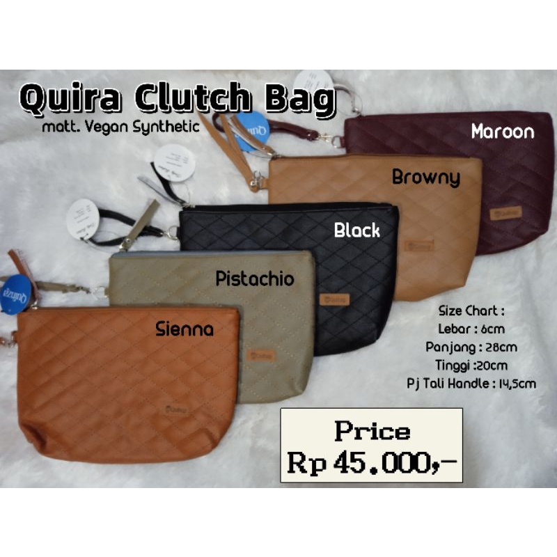 Quira Clutch Bag by Quinza