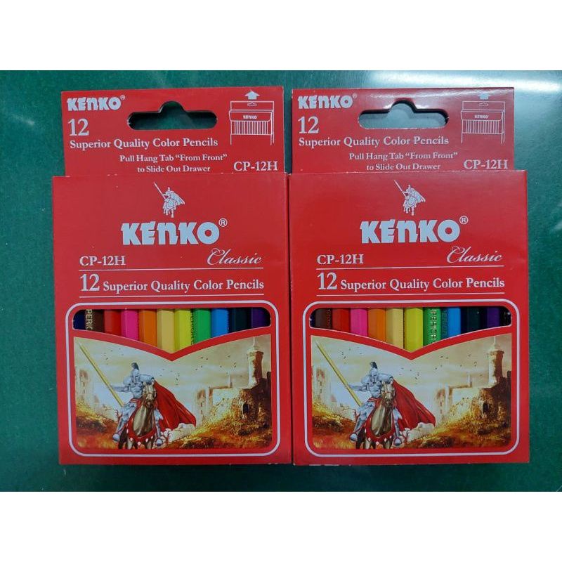 

[PACK 12 SET] PENSIL 12 WARNA MINI KENKO CP-12H / PENSIL WARNA PENDEK