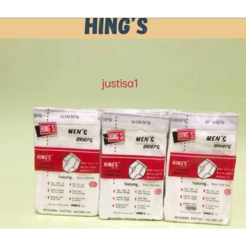 HING..SUPER PROMO..CELANA DALAM PRIA DEWASA SEMPAK PRIA LAKI LAKI DEWASA ISI 1 PCS CD PRIA HINGS BAHAN KATUN LEMBUT