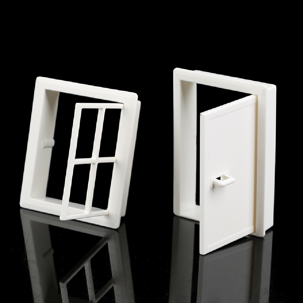 Gentlehappy Miniatur Pintu / Jendela villa Bahan Plastik Untuk Dekorasi Rumah