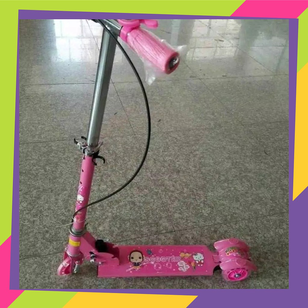 834 / Skuter anak roda 3 / Bel &amp; Rem / Scooter / Otoped