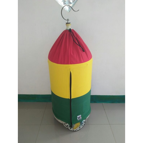krodong burung lovebird motif bendera