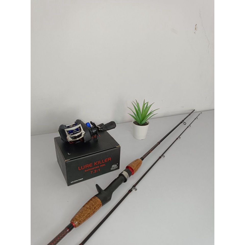 Satu Set Joran Baitcasting Hoox Phalanx dan Reel bc lure killer