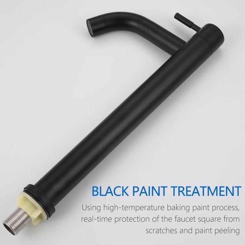 kran wastafel hitam black 20cm / 30cm stainless SUS304 PROMO TERMURAH