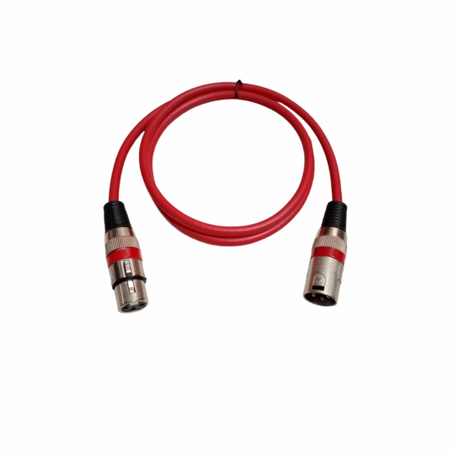 Kabel Canare Canon Xlr Male ke Female Kabel Merah 6 meter - 10 meter