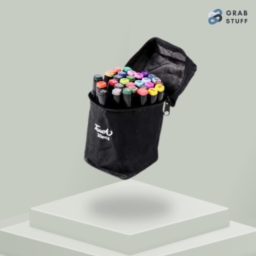

Spidol Dua Sisi Warna Warni Lengkap 30 Color Dengan Tas Penyimpanan / Spidol Stabilo Gambar Dual Side Fine Art Marker / Spidol Gambar Mewarnai / Spidol Stabilo Umum General Dual Side Fine Art Brush Pen Animation Marker Set 24&48 Warna Sketsa / Set Spidol