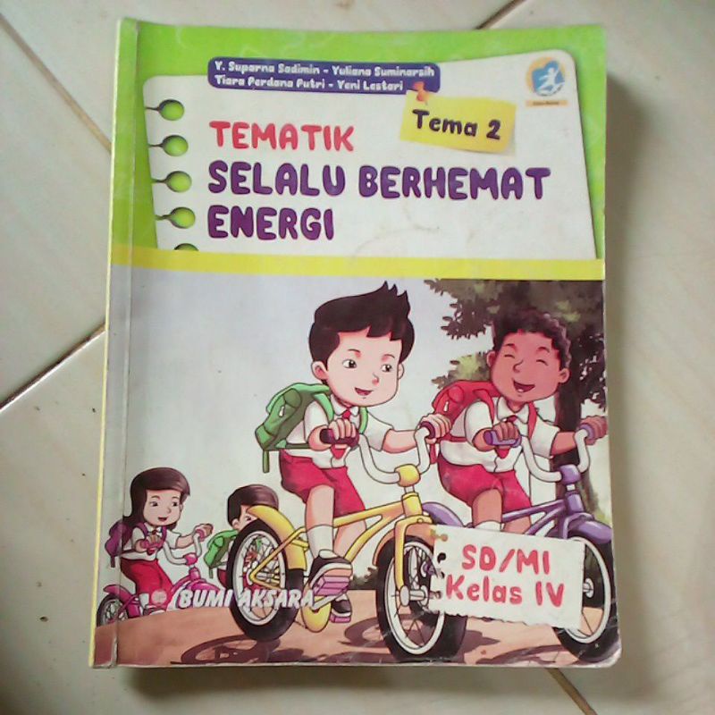 tematik tema 2 untuk SD kelas 4