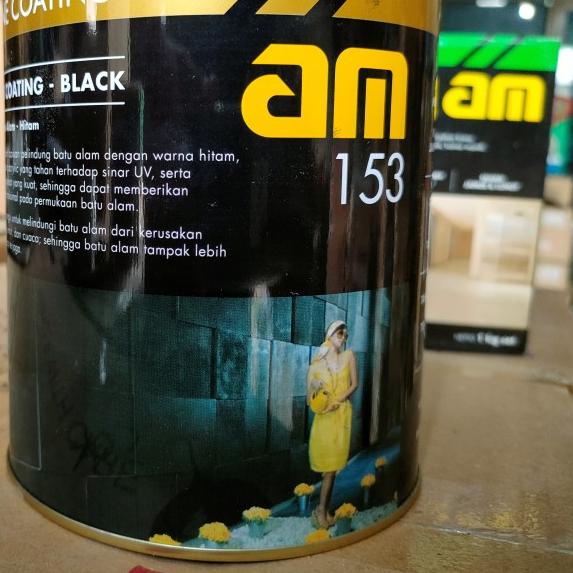Coating Batu Alam AM 153 Black Glossy