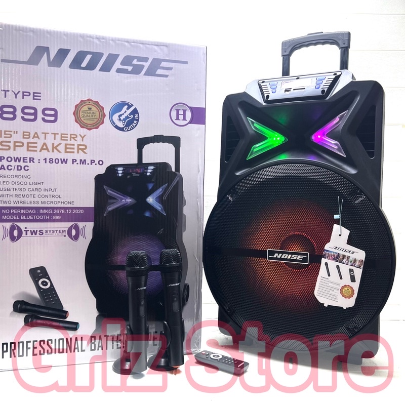 Speaker Portable Wireless Meeting Noise 899 H / 899H Original 15 inch Bluetooth