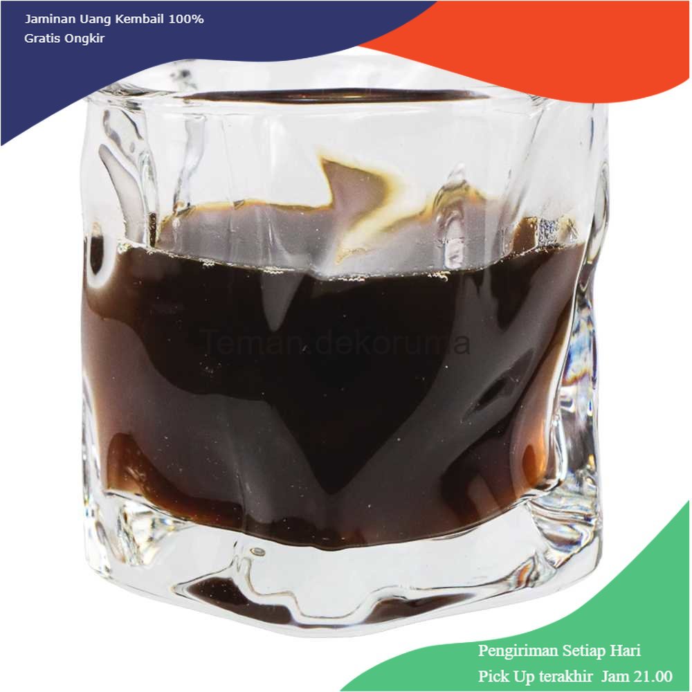 TD - PR JINYOWJA Gelas Cangkir Whisky Wine Glass Cup Sloki 244ML - YJ150