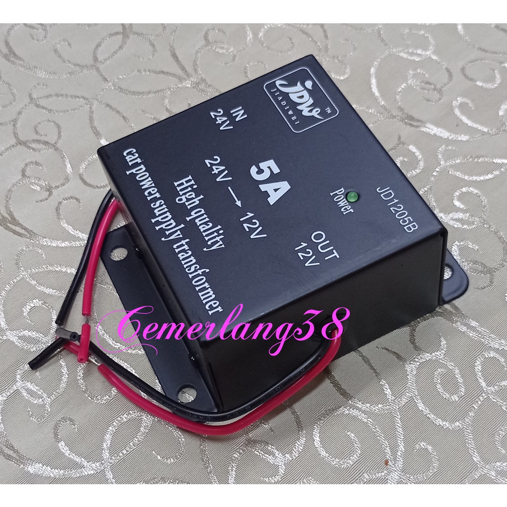 Step Down 5A DC 24V to 12V 2kbl Car Power Supply Transformer Converter