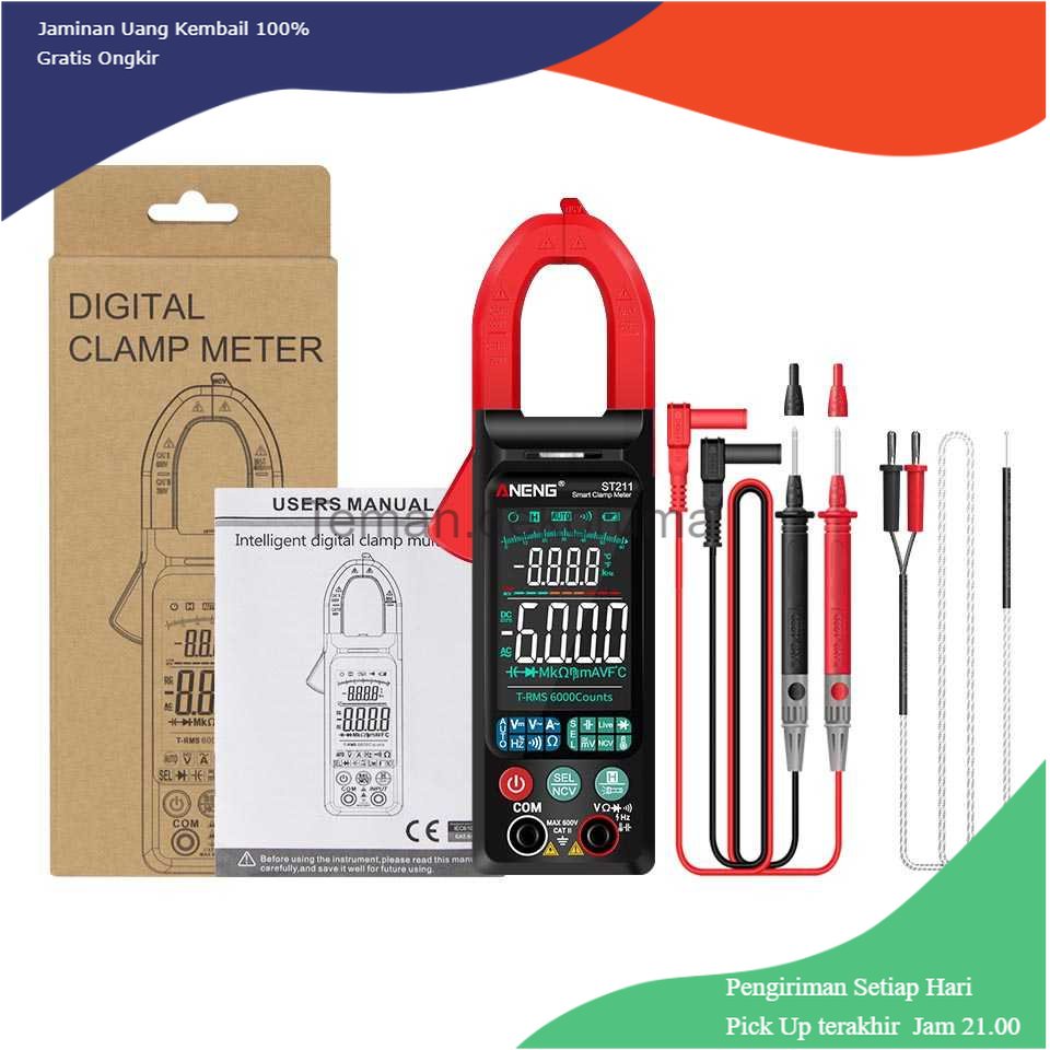 TD - PR1 ANENG Digital Multimeter Voltage Tester Clamp - ST211