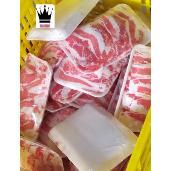 

BARANGBARU USA BEEF SLICE DAGING SAPI SLICE TIPIS @1KG - HIGH QUALITY RTR6464RT