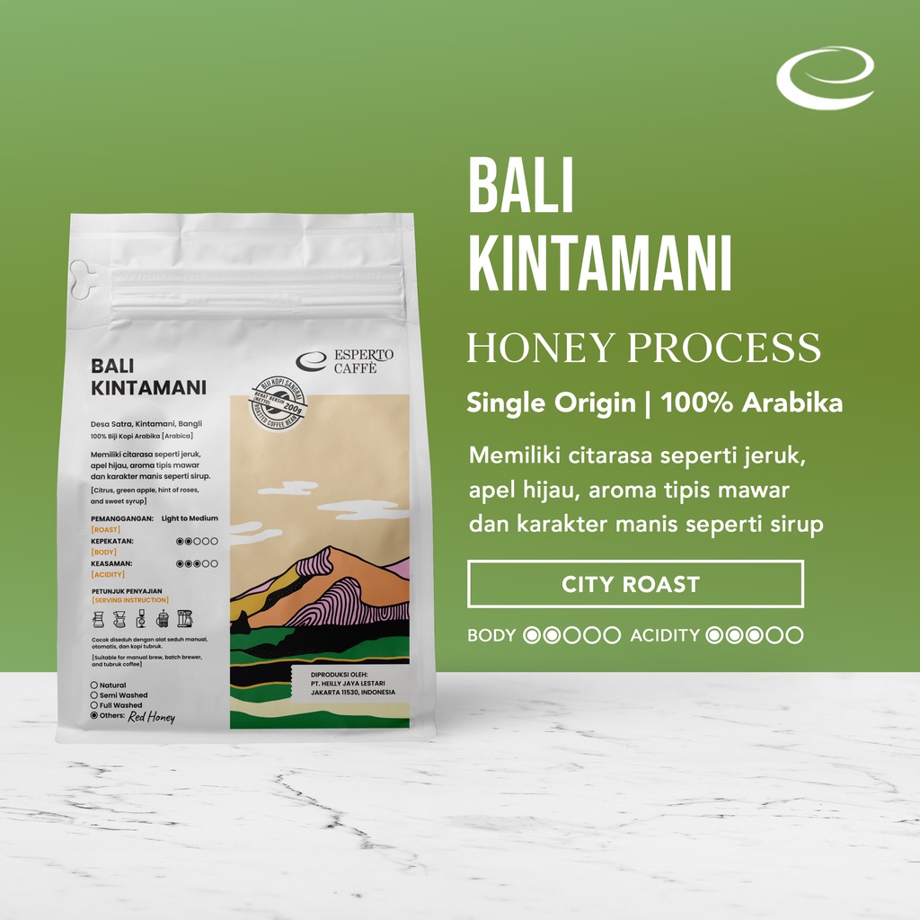 Single Origin Bali Kintamani Honey 200 gr - BIJI KOPI