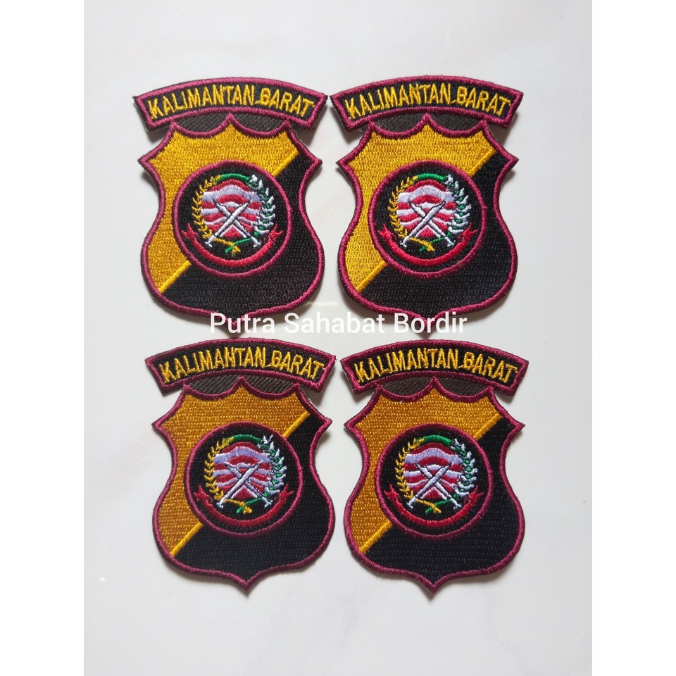 Patch | Logo Bordir Polda Kalimantan Barat