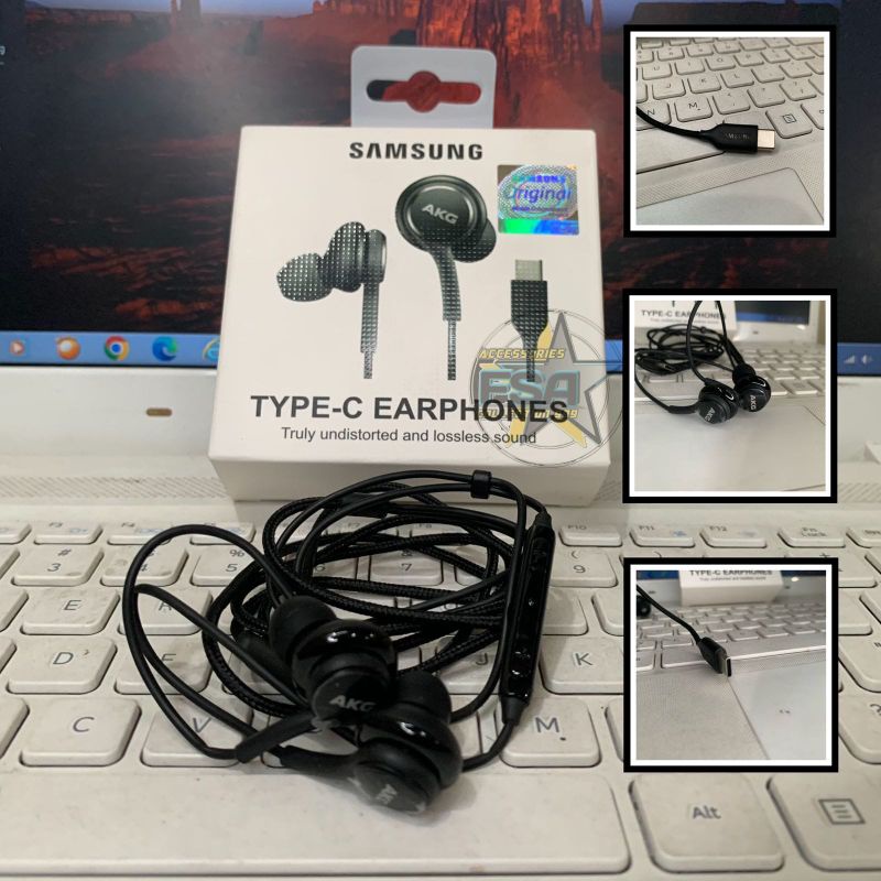 Headset SMG AKG Type C Premium Quality Bass Stereo Earphone SMG S10 S10+ Note 10 10+ S20 TypeC Earphone
