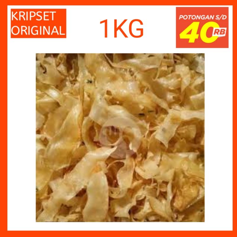 

KRIPSET Original Asin Gurih 1KG Hemat 20% Kripset Berasa Gurih 1000gram