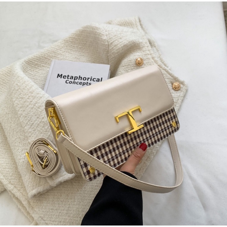 JK 980 1KG MUAT 2PCS TAS SELEMPANG BAHU FASHION IMPORT VINTAGE STYLE BAG Z3772