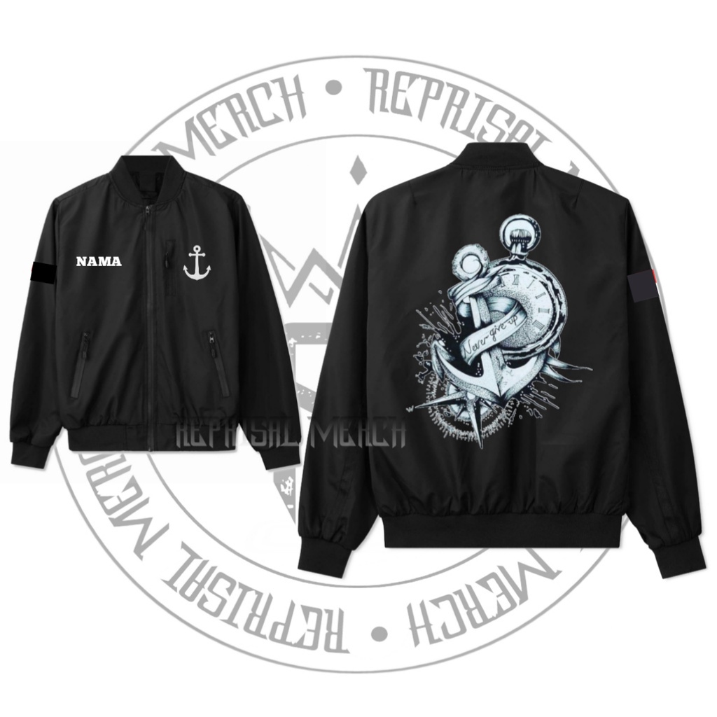 REPRISAL MERCH JAKET BOMBER PELAYARAN JAKET PELAUT JAKET JANGKAR JACKET BOMBER JANGKAR JAKET PELAYAR