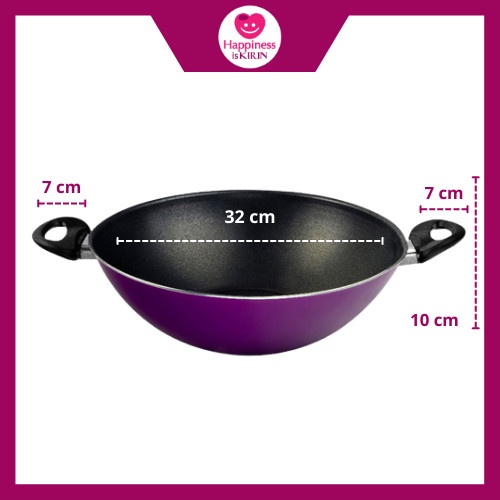 KIRIN WOK NAFIRI 32 CM | TEFLON CLASSIC|NAFIRI WOK 32CM