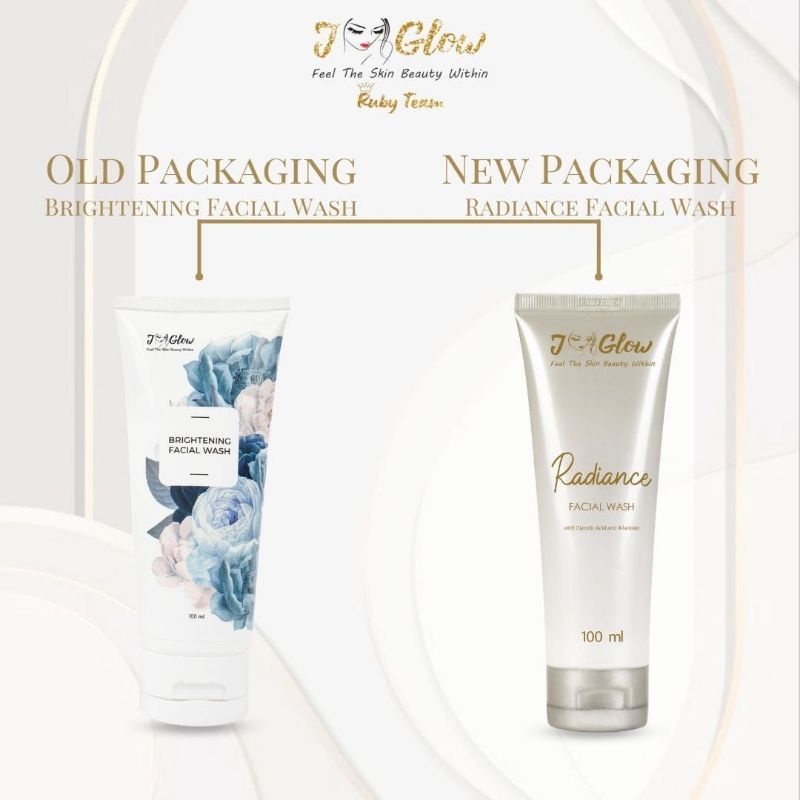 Jual JGlow Skincare Radiance / Super Whitening Facial Wash Pencuci