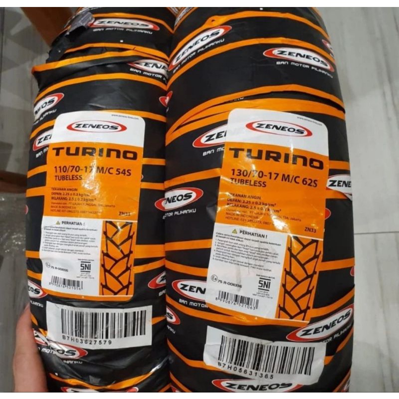 Ban Luar Zeneos Ukuran 110 70 17 130 70 17
