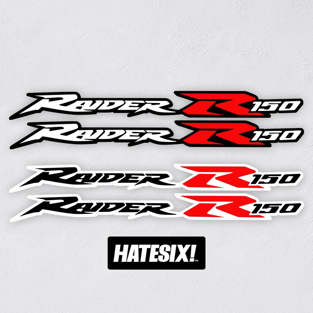 Sticker Decal SUZUKI RAIDER R 150 Hatesix