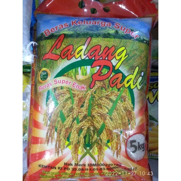 

Beras Ladang Padi 5kg Gurih Enak & Punel