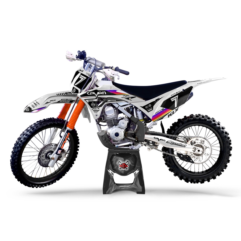 DECAL KLX GORDON PREMIUM GLOSY DESIGN COSTUME