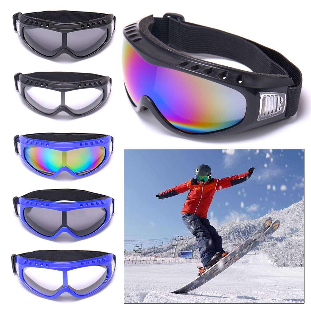 Top Ski Kacamata Pelindung Musim Dingin Tahan Angin Olahraga Luar Ruangan Bingkai Lensa Snowboard