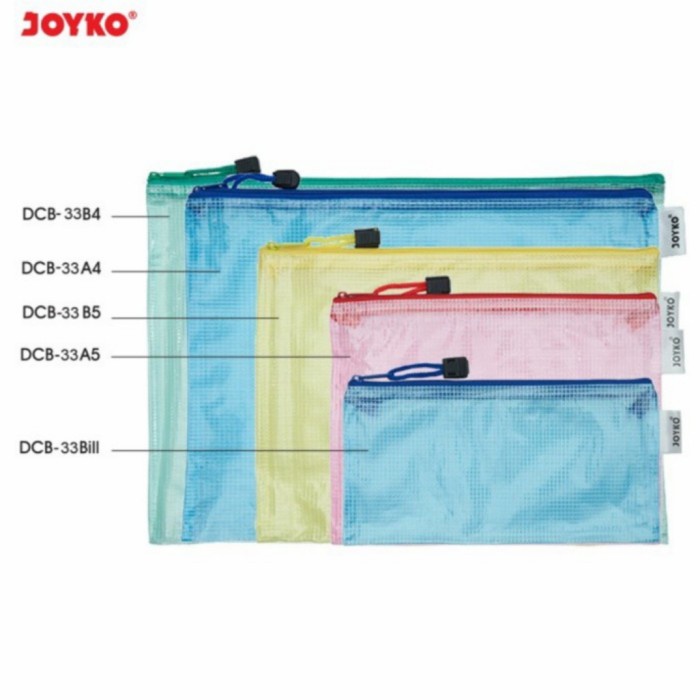 

Joyko Document Bag Map Resleting Tas Dokumen Surat Jaring Dcb-33 Ziper