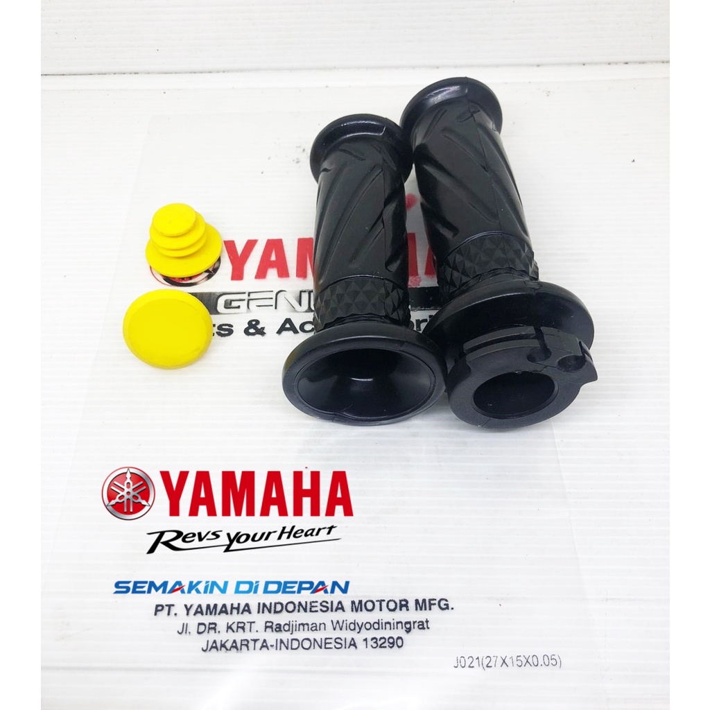 Original hand grip handgrip yamaha nmax xmax lexi free go mx king mio j mio gt mio m3 soul gt xeon + jalu cup