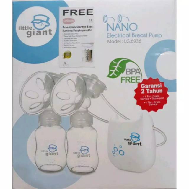 Little Giant Mini Electrical Breast Pump LG 6897 / Pompa Asi Electrik / Little Giant Estilo Breast Pump Manual LG 6932